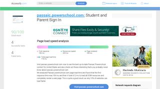 Access passaic.powerschool.com. Student and Parent Sign In
