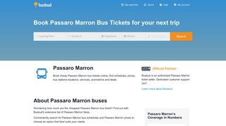 Passaro Marron - Find & Book Official Bus Tickets | Busbud