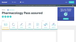 Pharmacology Pass assured Flashcards | Quizlet