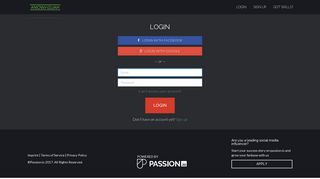 Login - Passion.io