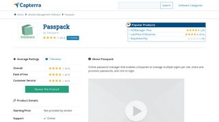 Passpack Reviews and Pricing - 2019 - Capterra