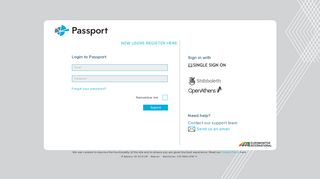 Log in | Passport