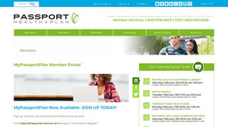 MyPassportPlan Member Portal - Passport Health Plan