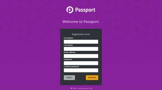 Create a Passport account