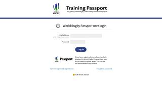 Log in - World Rugby Passport