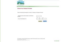MT Web Portal -Choose Your Passport Provider