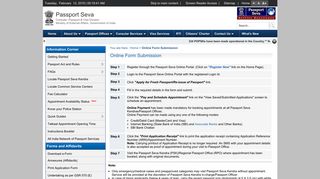 Online Form Submission : Apply Online (Normal/Tatkaal ... - Passport