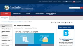 How to Apply for a Passport