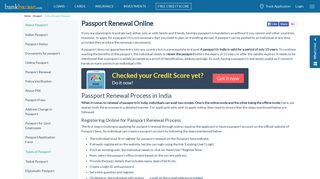 Passport Renewal - Process to Renew Passport Online in India