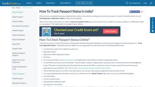 Check Passport Status: Tracking Passport Application Status Online in ...