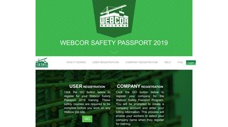 Webcor Safety Passport Contractors Training Portal - ClickSafety