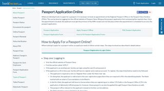 Passport Online Application – Step by Step Process how to Apply for ...