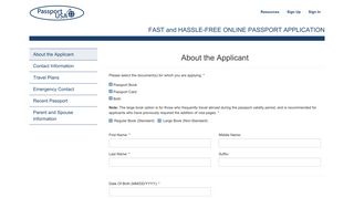 Passport Application Form - Passport USA