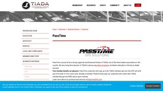 PassTime - Texas Independent Automobile Dealers Association