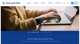 Online Banking Services | Online Bill Payment | Passumpsic Bank