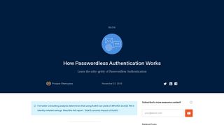 How Passwordless Authentication Works - Auth0