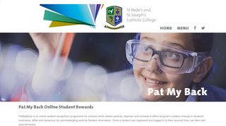 Pat My Back — St Bede's and St Joseph's Catholic College