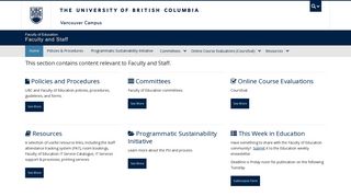 Faculty and Staff - The University of British Columbia