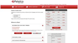 Patelco Credit Union: Home