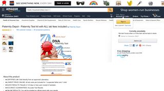 Amazon.com: Paternity Depot - Paternity Test kit with ALL lab fees ...