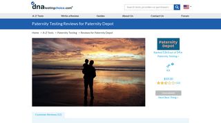 Paternity Depot Reviews - DNA Testing Choice