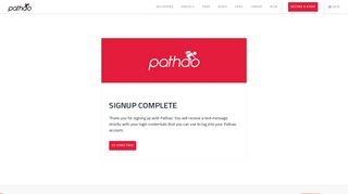 Pathao - Signup-success