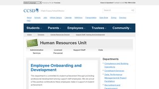 Support Staff Training and Development | Human Resources Unit ...