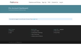 Pro Account Dashboard | Pathoma