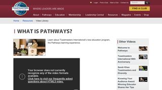 What is Pathways? - Toastmasters International