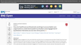 How do healthcare professionals working in accountable care ...