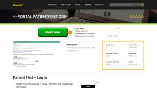 Welcome to Portal.patientfirst.com - Patient First - Log in