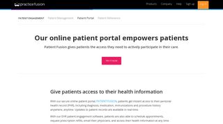 Secure Online Patient Portal | Practice Fusion