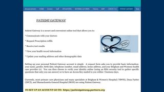 internists | PATIENT GATEWAY - internists.net