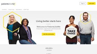 PatientsLikeMe: Live better, together!