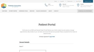 Patient Portal - Pediatric Associates of Dallas | Pediatricians in Dallas ...