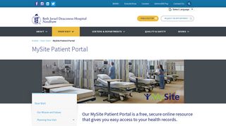MySite Patient Portal - BID–Needham - Beth Israel Deaconess ...