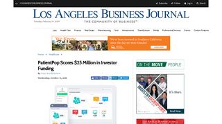 PatientPop Scores $25 Million in Investor Funding | Los Angeles ...