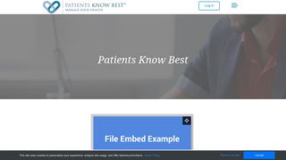 Patients Know Best patient portal - Patients Know Best
