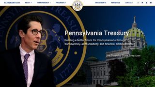 Pennsylvania Treasury, Joe Torsella - State treasurer