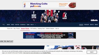 Season Tickets - Official website of the New England Patriots