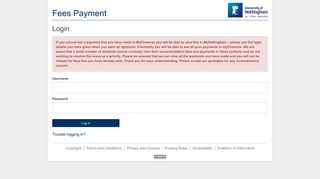 Patron Login - Pay your Fees