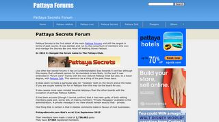 Pattaya Secrets Forum-Pattaya Forums