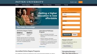 Patten University offers the chance to earn a college degree debt free