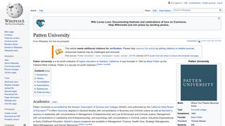 Patten University - Wikipedia