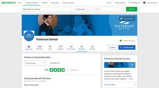 Patterson Dental Employee Benefits and Perks | Glassdoor