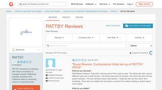 PATTSY Reviews | G2 Crowd