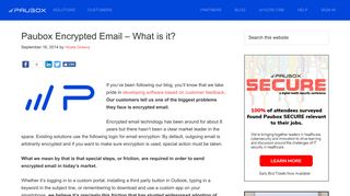 Paubox Encrypted Email - What is it? – Paubox