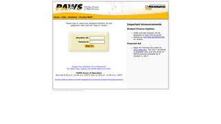 PAWS - Panther Access to Web Services
