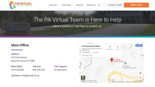 Contact PA Virtual | Online Cyber School in PA | PA Virtual Charter ...