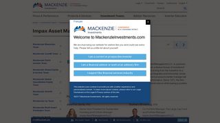 Impax Asset Management LLC | Mackenzie Investments